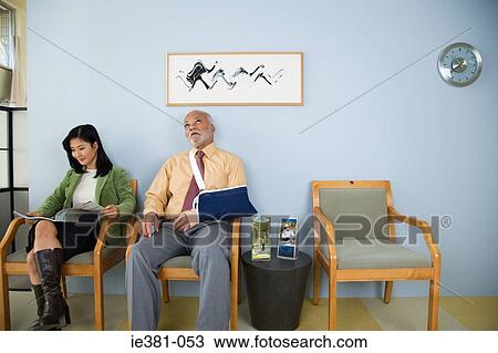 Patients waiting in a doctors office View Large Photo Image Stock Image - Patients waiting in a doctors office. Fotosearch