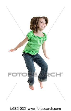 A girl jumping View Large Photo Image Stock Image - A girl jumping. Fotosearch