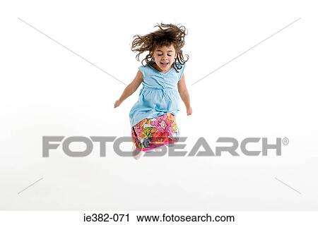 A girl jumping View Large Photo Image Stock Image - A girl jumping. Fotosearch