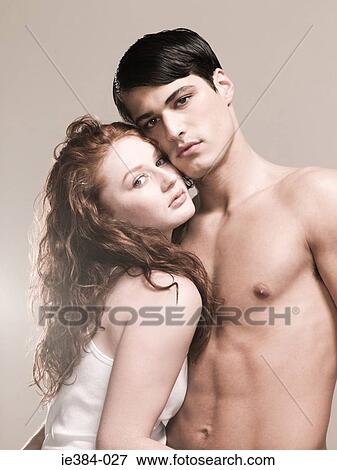Young couple View Large Photo Image Stock Photo - Young couple. Fotosearch