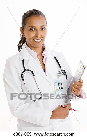Portrait of a doctor View Large Photo Image Stock Photo - Portrait of a doctor. Fotosearch