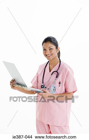 Portrait of a nurse View Large Photo Image Picture - Portrait of a nurse. Fotosearch