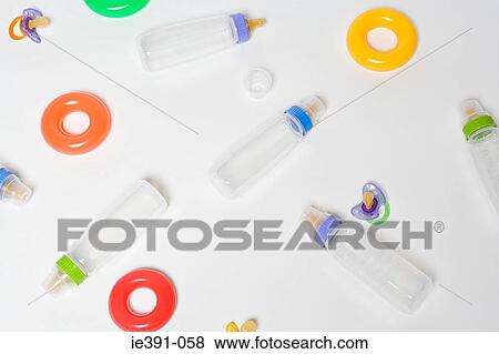 baby bottles and pacifiers
