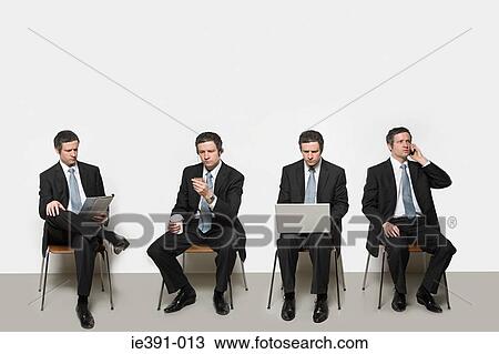 Businessmen with different objects View Large Photo Image Stock Image - Businessmen with different objects. Fotosearch