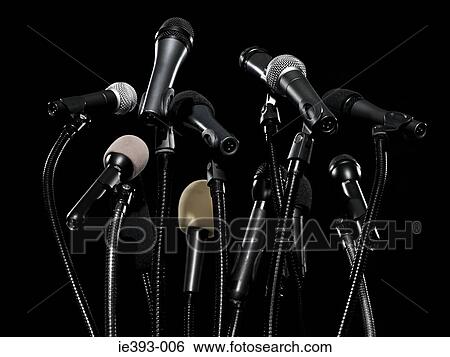 Microphones View Large Photo Image Stock Photograph - Microphones. Fotosearch