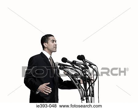 Politician giving speech View Large Photo Image Stock Photo - Politician giving speech. Fotosearch