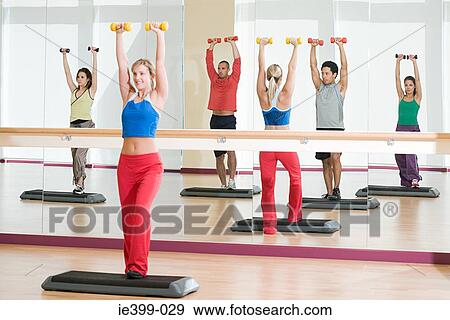 Fitness class View Large Photo Image Stock Photo - Fitness class. Fotosearch