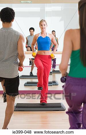 Fitness class View Large Photo Image Stock Photo - Fitness class. Fotosearch