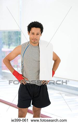 Man in exercise studio View Large Photo Image Stock Image - Man in exercise studio. Fotosearch