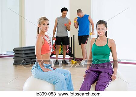 People in exercise studio View Large Photo Image Stock Image - People in exercise studio. Fotosearch