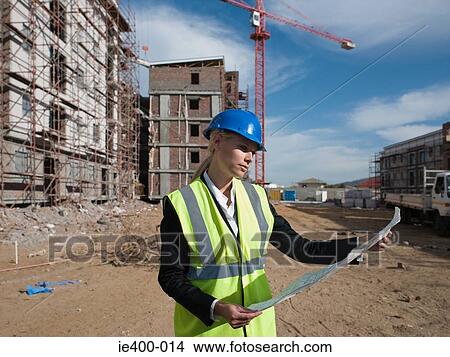 Architect on building site View Large Photo Image Picture - Architect on building site. Fotosearch