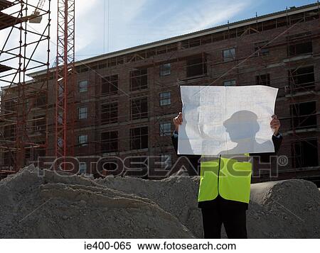 Stock Photography - Architect on building site. Fotosearch