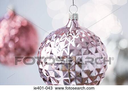 Stock Image - Christmas baubles. Fotosearch