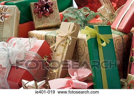 Stock Photo - Christmas gifts. Fotosearch