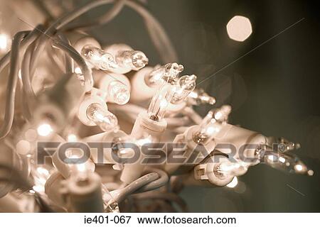 Stock Photo - Christmas lights. Fotosearch