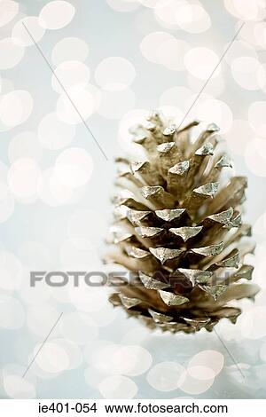 Golden pine cone View Large Photo Image Picture - Golden pine cone. Fotosearch