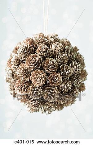 Pine cone decoration View Large Photo Image Stock Photography - Pine cone decoration. Fotosearch