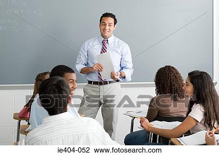 A teacher talking to his class View Large Photo Image Stock Image - A teacher talking to his class. Fotosearch