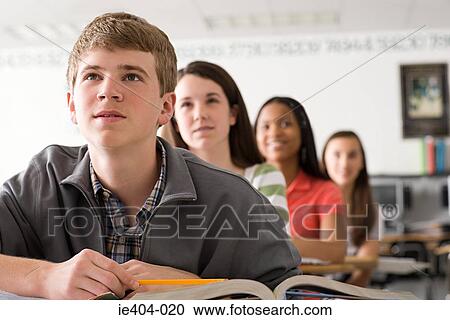 High school students in a lesson View Large Photo Image Stock Image - High school students in a lesson. Fotosearch