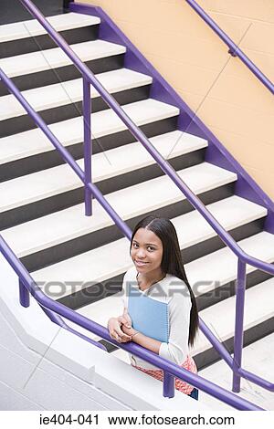 Portrait of a female high school student View Large Photo Image Stock Image - Portrait of a female high school student. Fotosearch