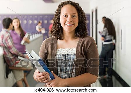 Portrait of a female high school student View Large Photo Image Stock Photograph - Portrait of a female high school student. Fotosearch