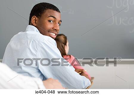 Portrait of a male high school student View Large Photo Image Stock Photo - Portrait of a male high school student. Fotosearch