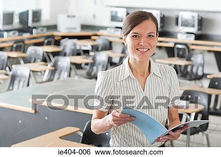 Portrait of a teacher View Large Photo Image Stock Photograph - Portrait of a teacher. Fotosearch