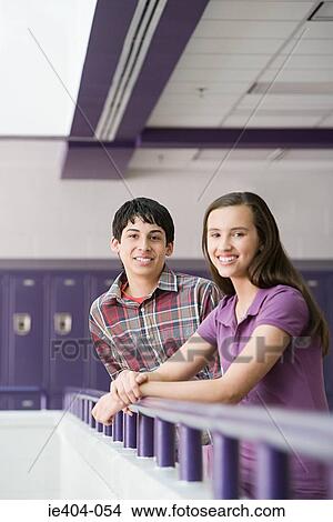 Picture - Portrait of high school students. Fotosearch
