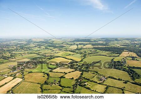 Aerial view of sussex fields View Large Photo Image Stock Image - Aerial view of sussex fields. Fotosearch