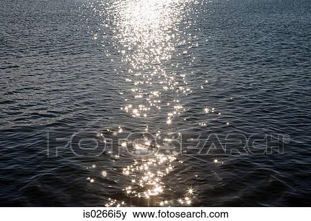 Sun reflected in sea View Large Photo Image Stock Photo - Sun reflected in sea. Fotosearch