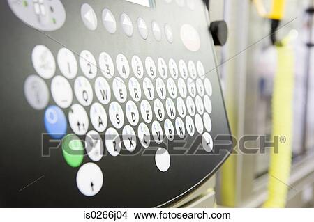 Computer keypad on a machine View Large Photo Image Picture - Computer keypad on a machine. Fotosearch