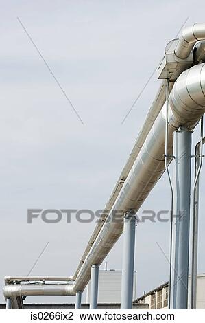 Industrial metal piping View Large Photo Image Stock Image - Industrial metal piping. Fotosearch