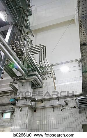 Industrial piping in a factory View Large Photo Image Stock Image - Industrial piping in a factory. Fotosearch