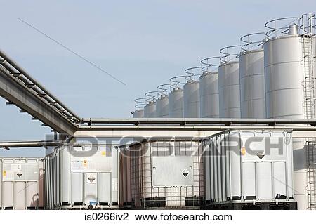 Large silos in a row View Large Photo Image Stock Image - Large silos in a row. Fotosearch