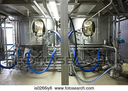 Machinery in a brewery View Large Photo Image Stock Photograph - Machinery in a brewery. Fotosearch