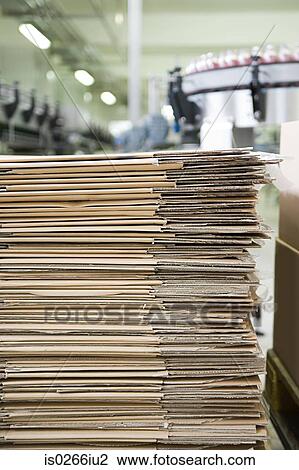 Stack of flat cardboard boxes View Large Photo Image Stock Image - Stack of flat cardboard boxes. Fotosearch