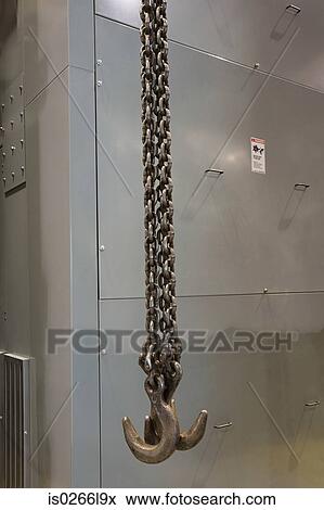 Hooks on chains View Large Photo Image Stock Photo - Hooks on chains. Fotosearch