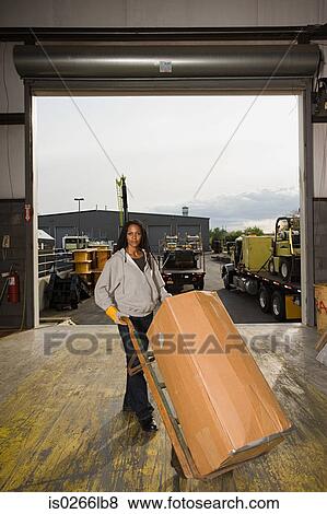 Warehouse worker View Large Photo Image Stock Photo - Warehouse worker. Fotosearch
