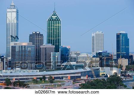 Perths skyline View Large Photo Image Picture - Perths skyline. Fotosearch