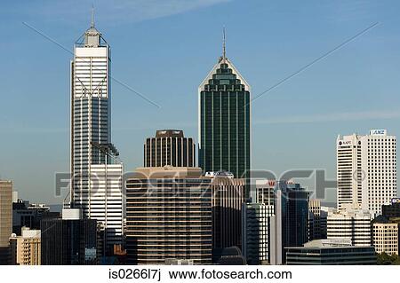 Skyscrapers in perth View Large Photo Image Stock Image - Skyscrapers in perth. Fotosearch