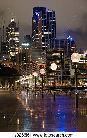 Sydney skyline at night View Large Photo Image Stock Image - Sydney skyline at night. Fotosearch