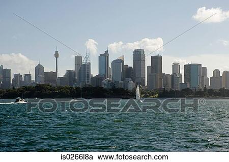 Stock Image - Sydneys skyline. Fotosearch