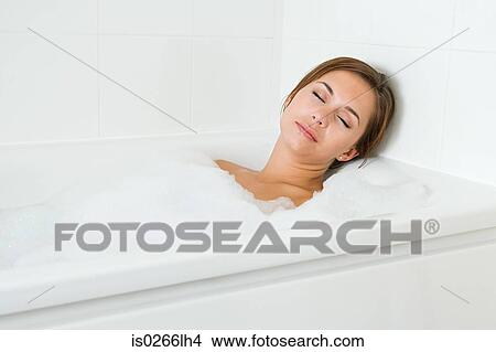 Woman sleeping in bath View Large Photo Image Picture - Woman sleeping in bath. Fotosearch