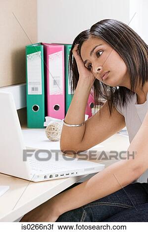 Female student worrying View Large Photo Image Stock Image - Female student worrying. Fotosearch