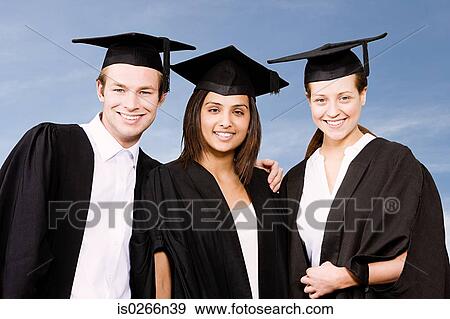Graduating students View Large Photo Image Stock Photo - Graduating students. Fotosearch