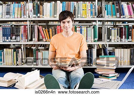 Student in library View Large Photo Image Picture - Student in library. Fotosearch