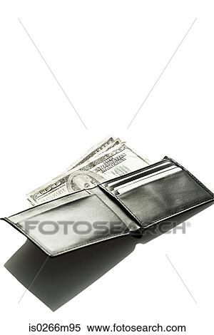 Stock Photography - Wallet and banknotes. Fotosearch