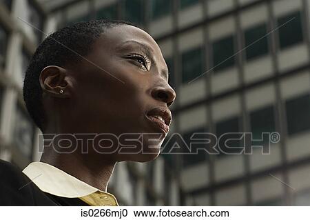 African businesswoman with short hair View Large Photo Image Stock Image - African businesswoman with short hair. Fotosearch
