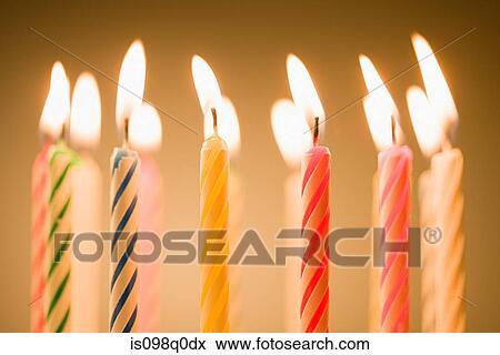 Birthday candles View Large Photo Image Stock Photo - Birthday candles. Fotosearch