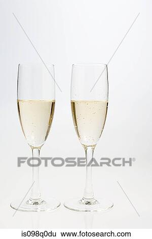 Champagne flutes View Large Photo Image Stock Photograph - Champagne flutes . Fotosearch